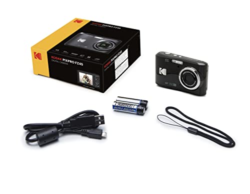 KODAK PIXPRO Friendly Zoom FZ45-BK 16MP Digital Camera with 4X Optical Zoom 27mm Wide Angle and 2.7" LCD Screen (Black) 5