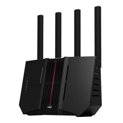 ASUS RT-BE92U BE9700 Tri-Band WiFi 7 Router, Supports New 320MHz Bandwidth & 4096-QAM, MLO, AI WAN Detection, AiMesh Support, Subscription-Free Network Security & Comprehensive VPN Features 1