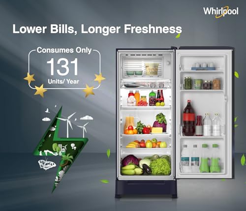 Whirlpool 184 L 5 Star Direct-Cool Single Door Refrigerator with Intellisense Inverter Compressor (205 WDE ROY 5S Inv SAPPHIRE SPRING-Z) 3