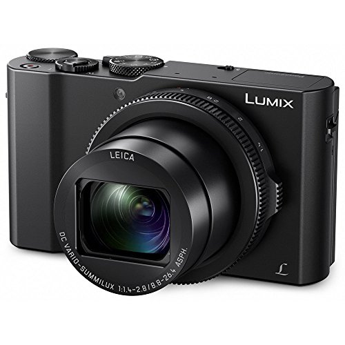 Panasonic LUMIX LX10 4K Digital Camera, 20.1 Megapixel 1-Inch Sensor, 3X LEICA DC VARIO-SUMMILUX Lens, F1.4-2.8 Aperture, POWER O.I.S. Stabilization, 3-Inch LCD, DMC-LX10K (Black) 1