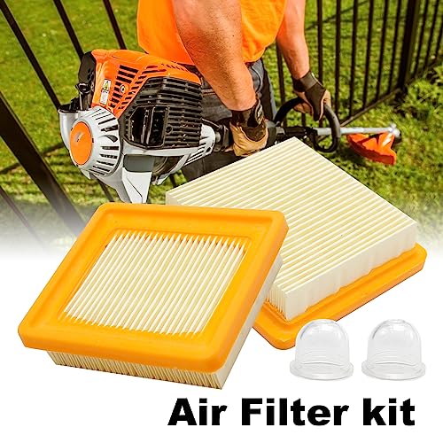 laffoonparts FS91 FS91R Air Filter Tune Up Kit Replacement for Stihl KM91R KM131 FS89 FS91 FS111 FS131 FS311 FC96 String Trimmer Brushcutter Replace# 4180-141-0300 41801410300 5
