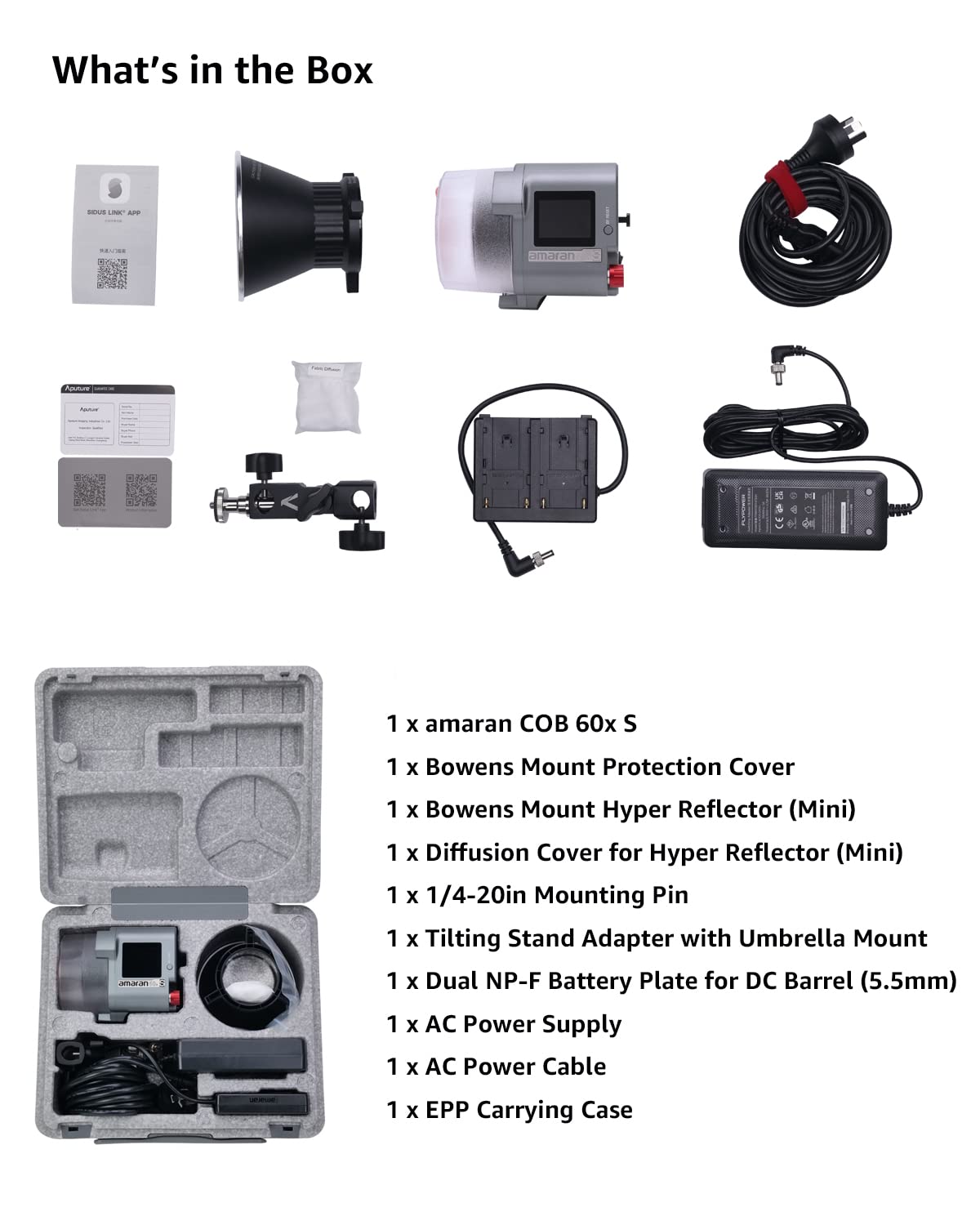 Aputure amaran 60xs Bi-Color and amaran 60ds Daylight Video Light 6