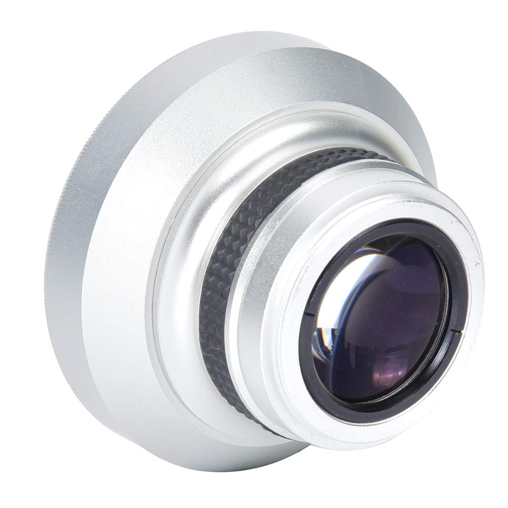 37mm 0.25X Super Fisheye Lens Additional Lens, Fish Eye Lens Phone, Silver Strong Applicability, for Macro Closeup Shooting, for 37mm Caliber Camera Lenses 1