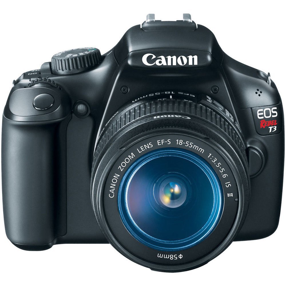 Canon EOS Rebel T3 12.2 MP CMOS Digital SLR with 18-55mm IS II Lens + Canon EF 75-300mm f/4-5.6 III Telephoto Zoom Lens 2