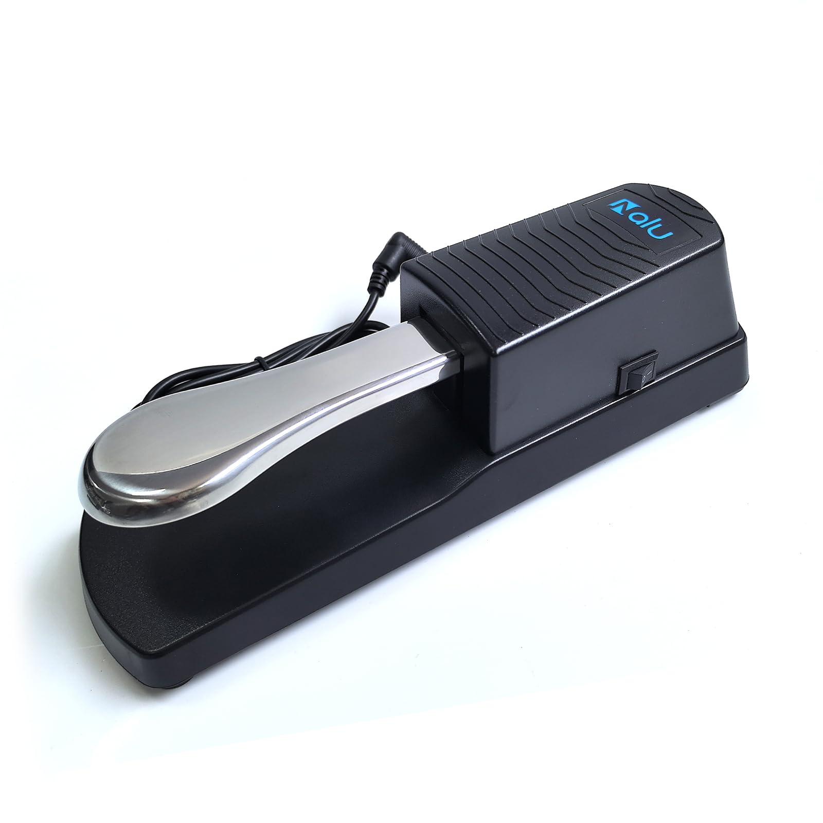 NALU Universal Sustain Pedal for Piano/Keyboard - Anti-Slip Rubber Base, 67" Cable, Quiet & Smooth Operation, ABS Shell with Metal Pedal & Spring (1/4" Jack) Model A 1