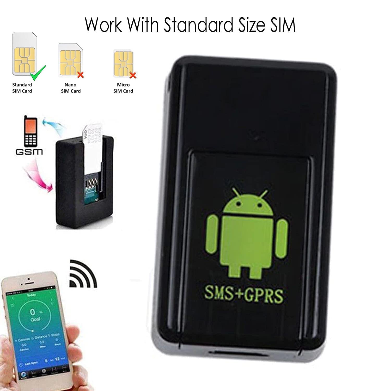 GPS Tracker GF-08 Taking Locator Mini Car GPS Locator Real Time Tracker GSM/GPRS/GPS Network Safety Anti-Lost Tracker Locator Device GSM Listening Device 5