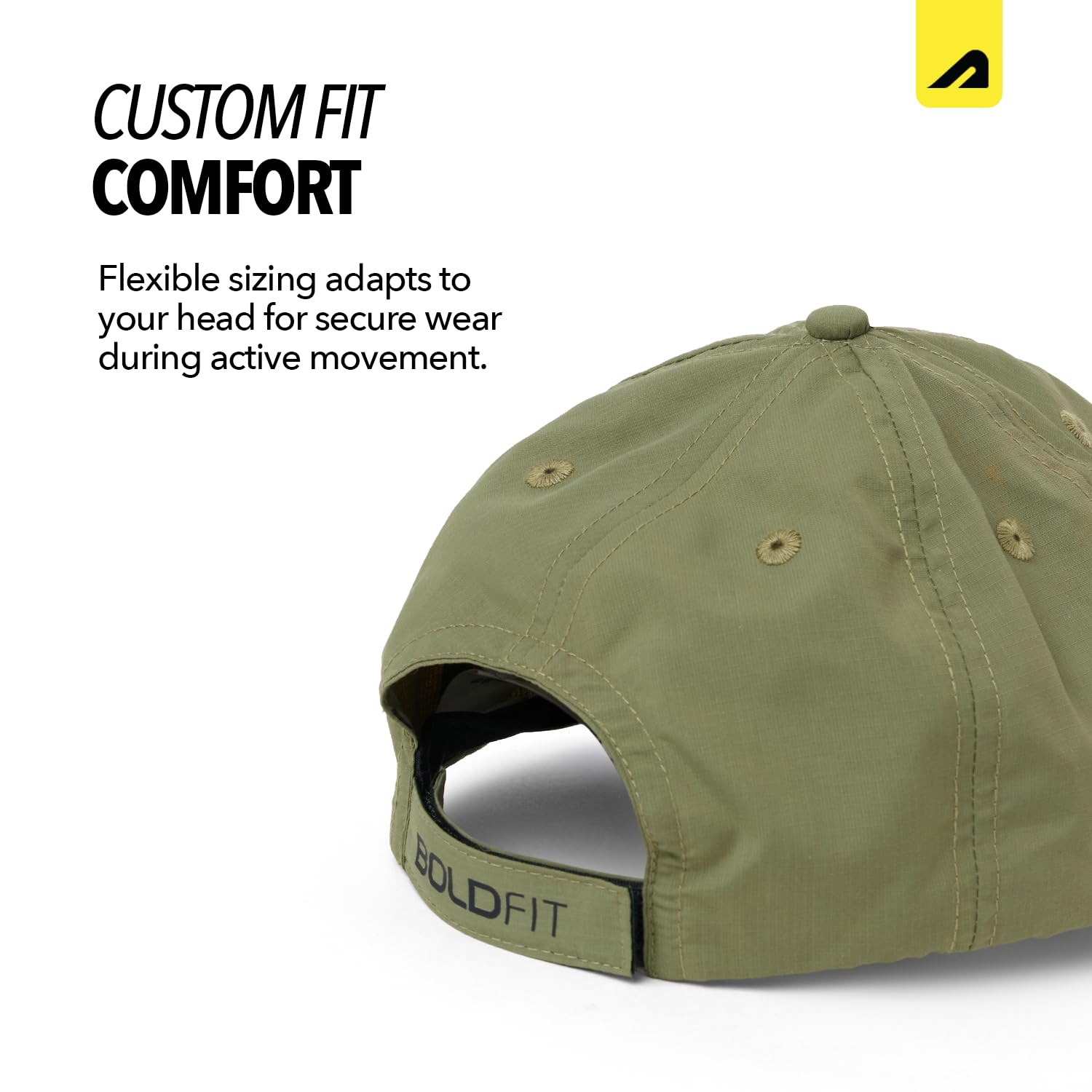 Boldfit Head Caps for Men Unisex Cap for Women Sports Caps for Men - Olive 4