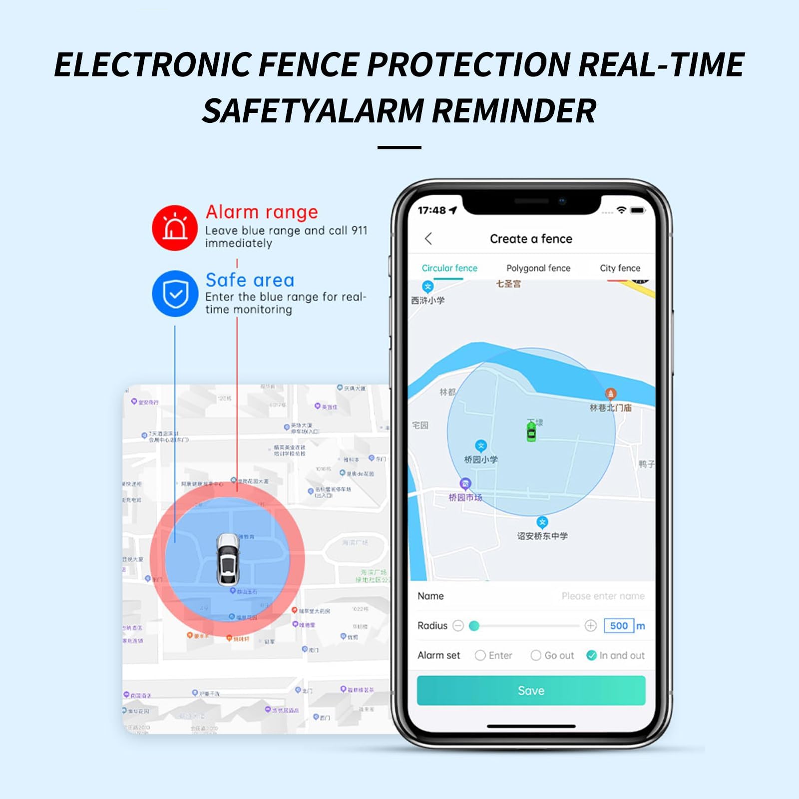 Mini GPS Tracker for Vehicles - Car GPS Tracker Portable Real Time Magnetic GPS Tracking Device,No Subscription Required/No Monthly Fee,Hidden GPS Trackers for Kids,Dogs,Trucks 5