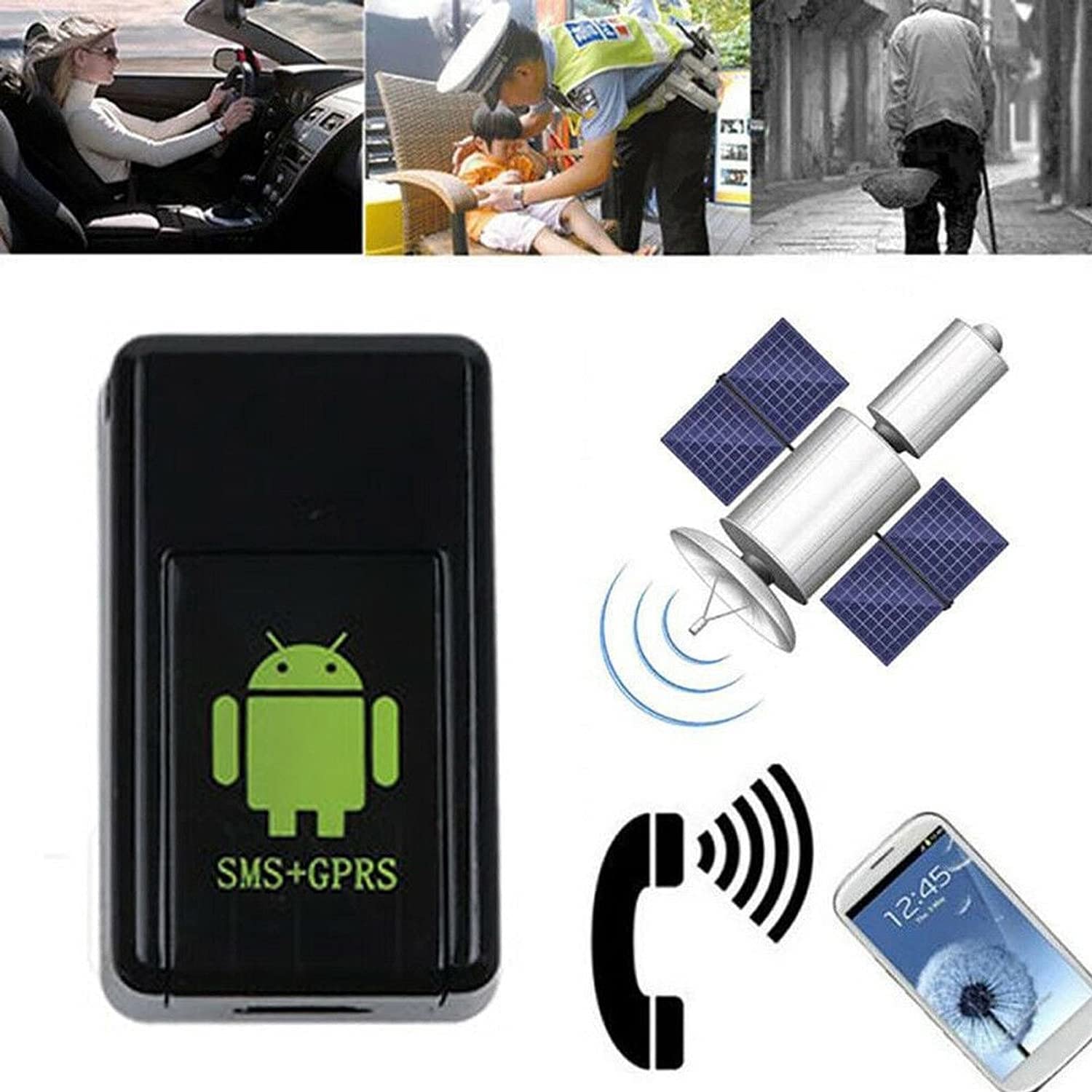 GPS Tracker GF-08 Taking Locator Mini Car GPS Locator Real Time Tracker GSM/GPRS/GPS Network Safety Anti-Lost Tracker Locator Device GSM Listening Device 4