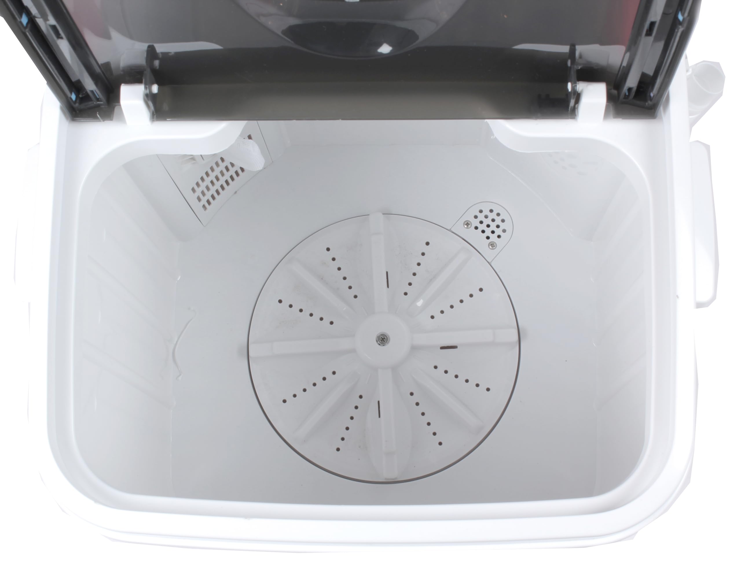 DMR Model DMR 46-1218 (W2Yr) Top Load Single Tub 4.6Kg Portable Mini Washing Machine with 2kg Steel Dryer Basket (Red) - With 2 years Free Spare Supply Warranty 6