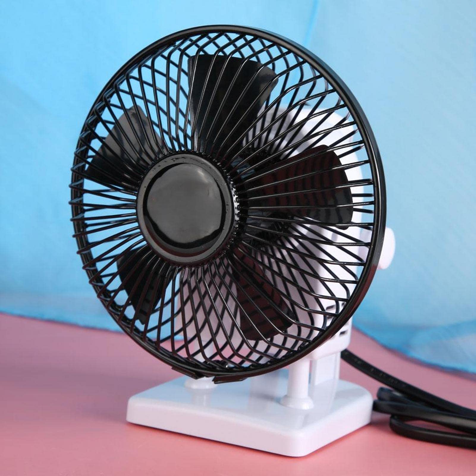 Mini Electric Fan, Portable Quiet Table Desk Manicure Fan Dryer Manicure Tool(US) 3