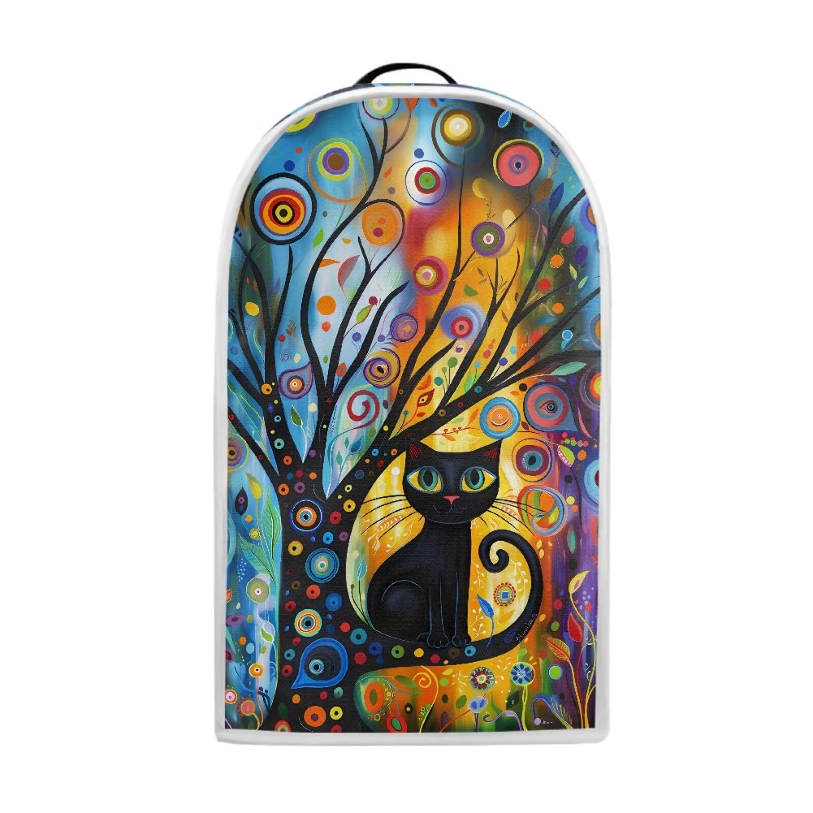 PJHEQOXE Modern Art Cat Print Blender Cover Small Kitchen Appliance Covers Stand Mixer Coffee Juicer Maker Blender Dust Cover and Fingerprint Protection 1