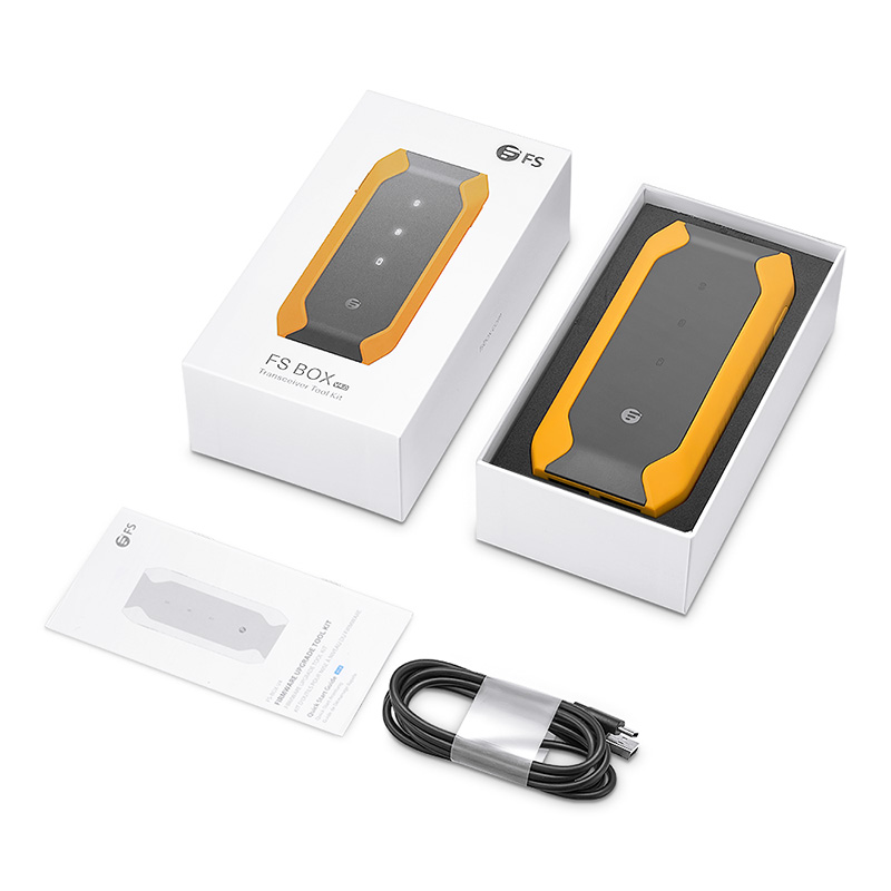FS BOX V4, Multi-Functional Transceiver Tool Kit, Support FS Transceivers & DAC/AOC Cables, Yellow 5